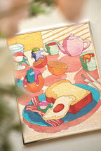 Asami Watanabe Breakfast Party - 500 Piece Puzzle