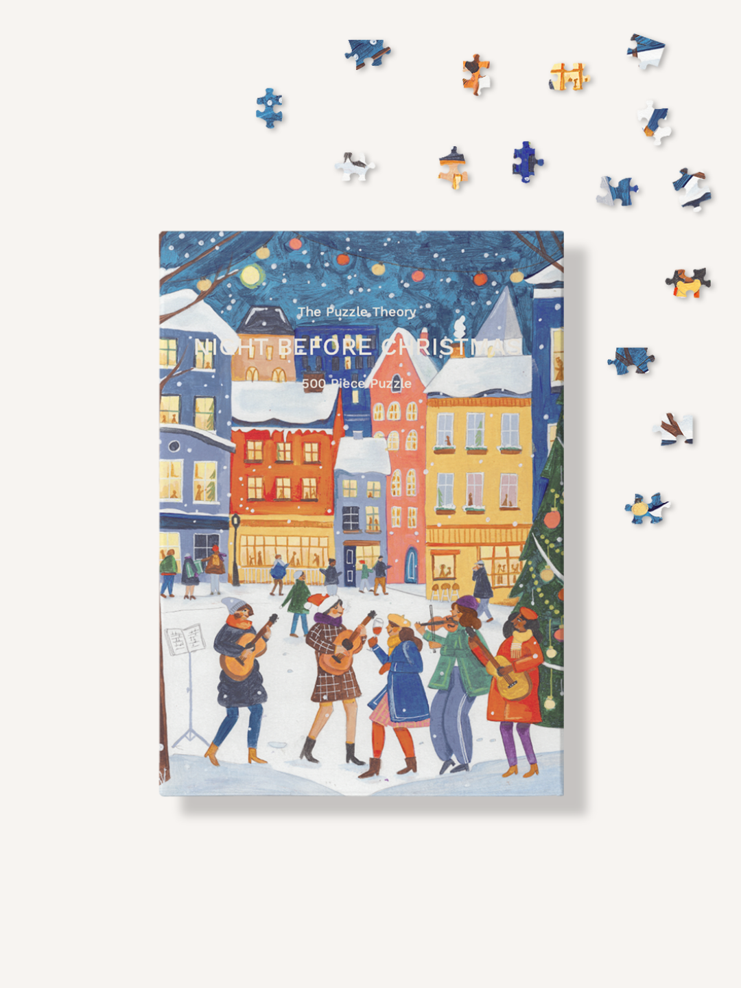 Night Before Christmas - 500 Piece Gold Foil Puzzle