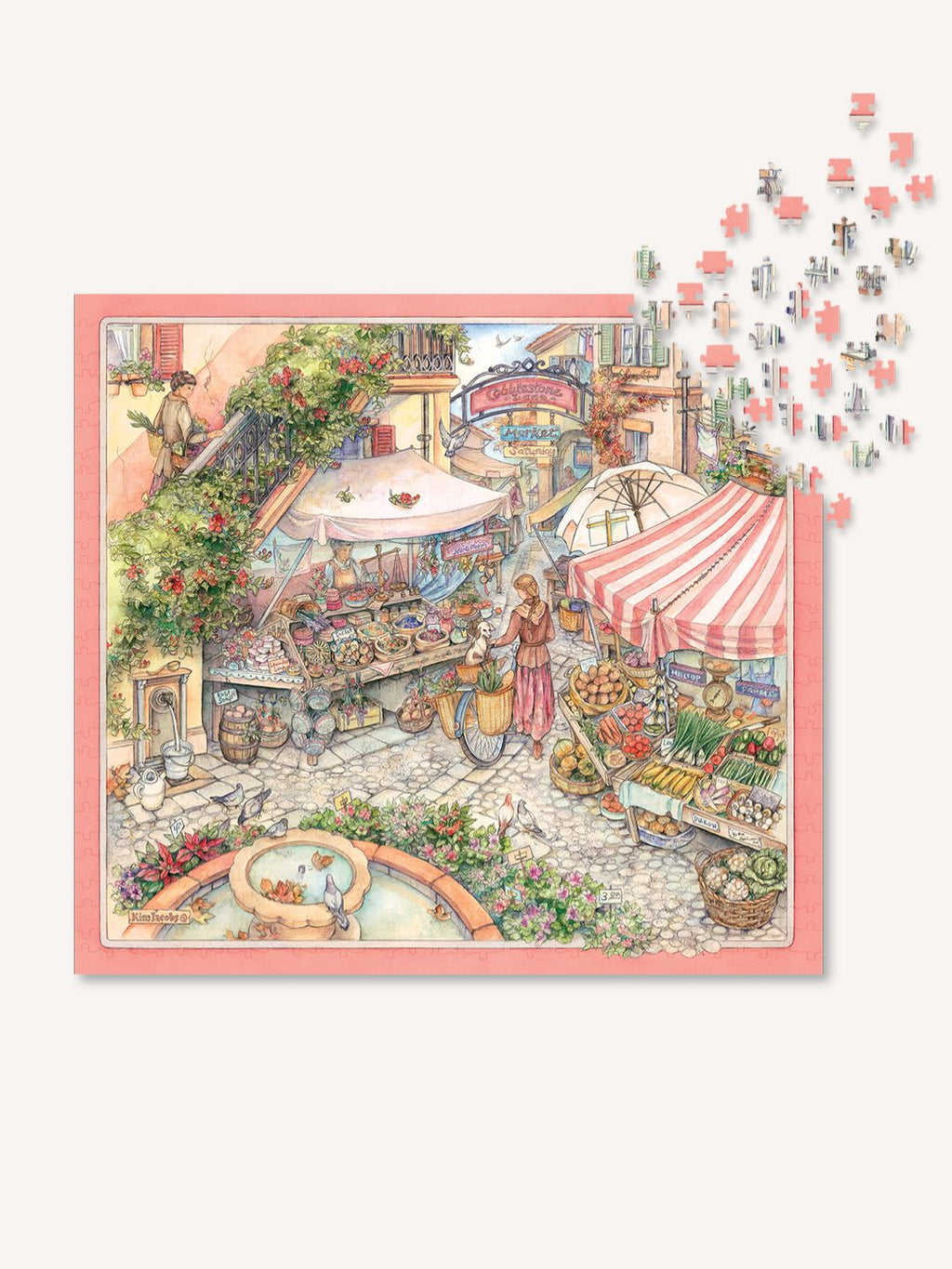 [Pre-Order] Kim Jacobs Market Day - 896 Piece Puzzle