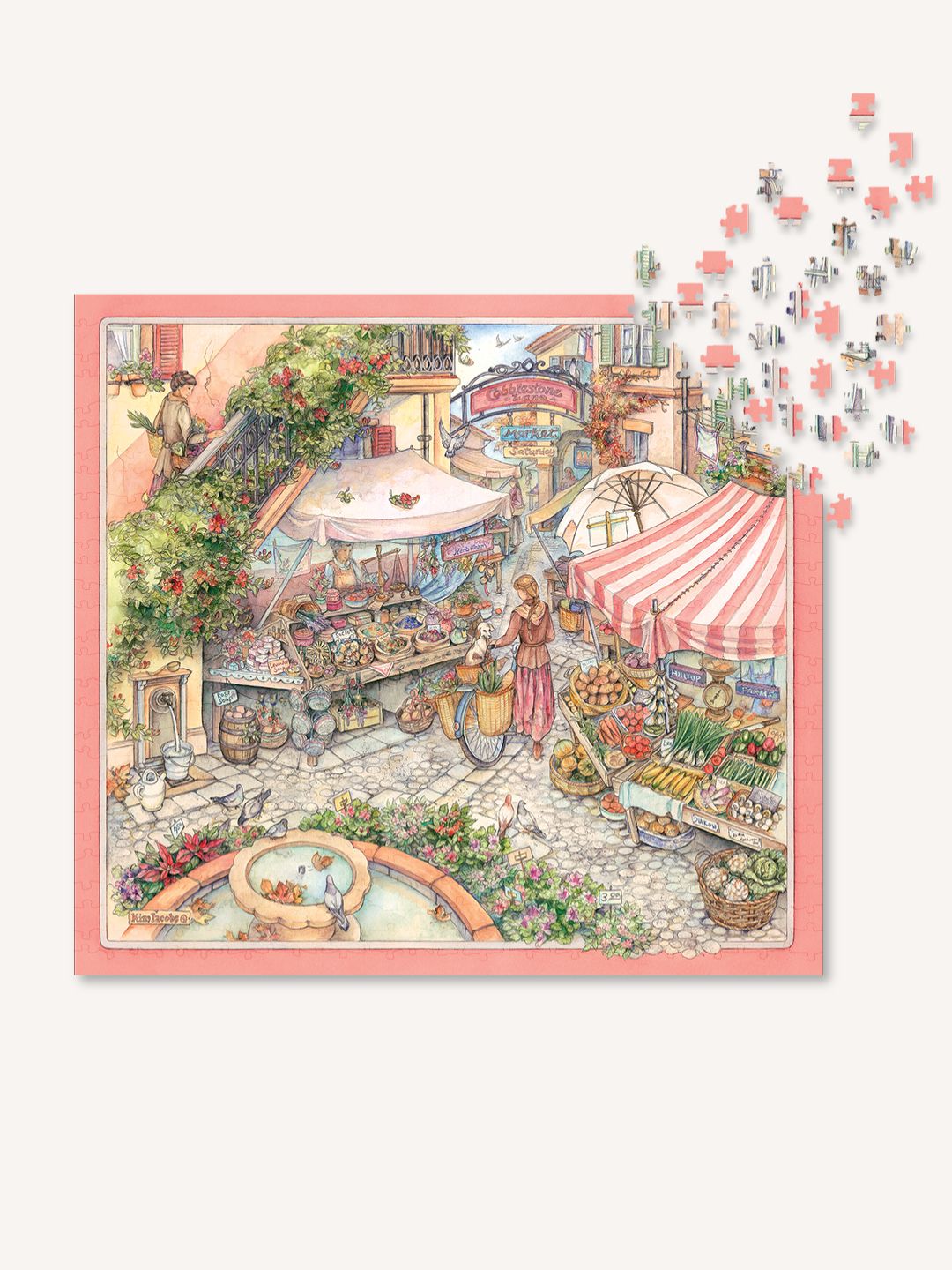 [Pre-Order] Kim Jacobs Market Day - 896 Piece Puzzle