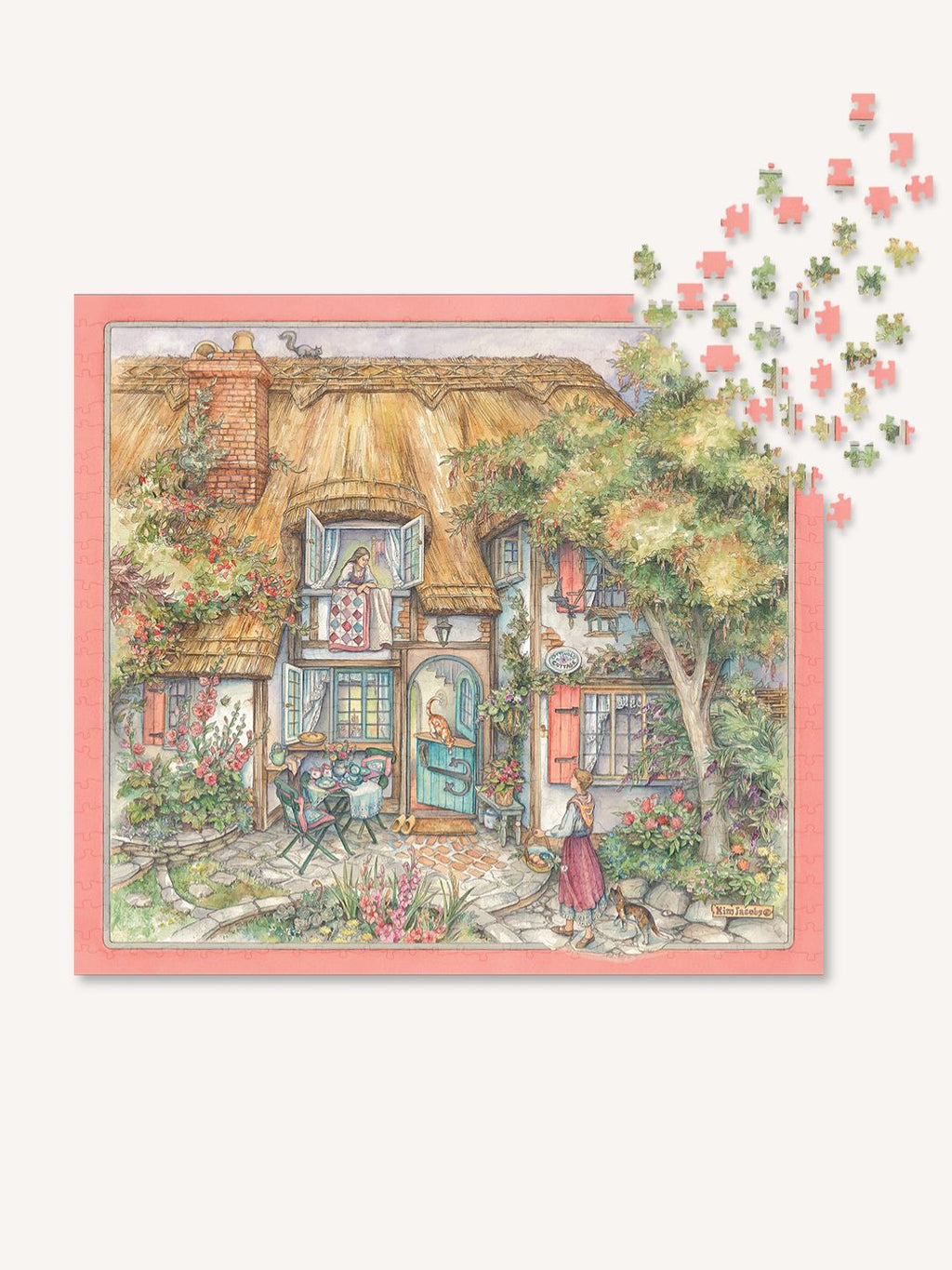 Kim Jacobs Cottage Welcome - 896 Piece Puzzle