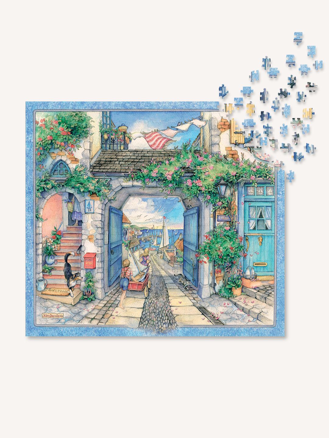 Kim Jacobs To the Harbor - 896 Piece Puzzle