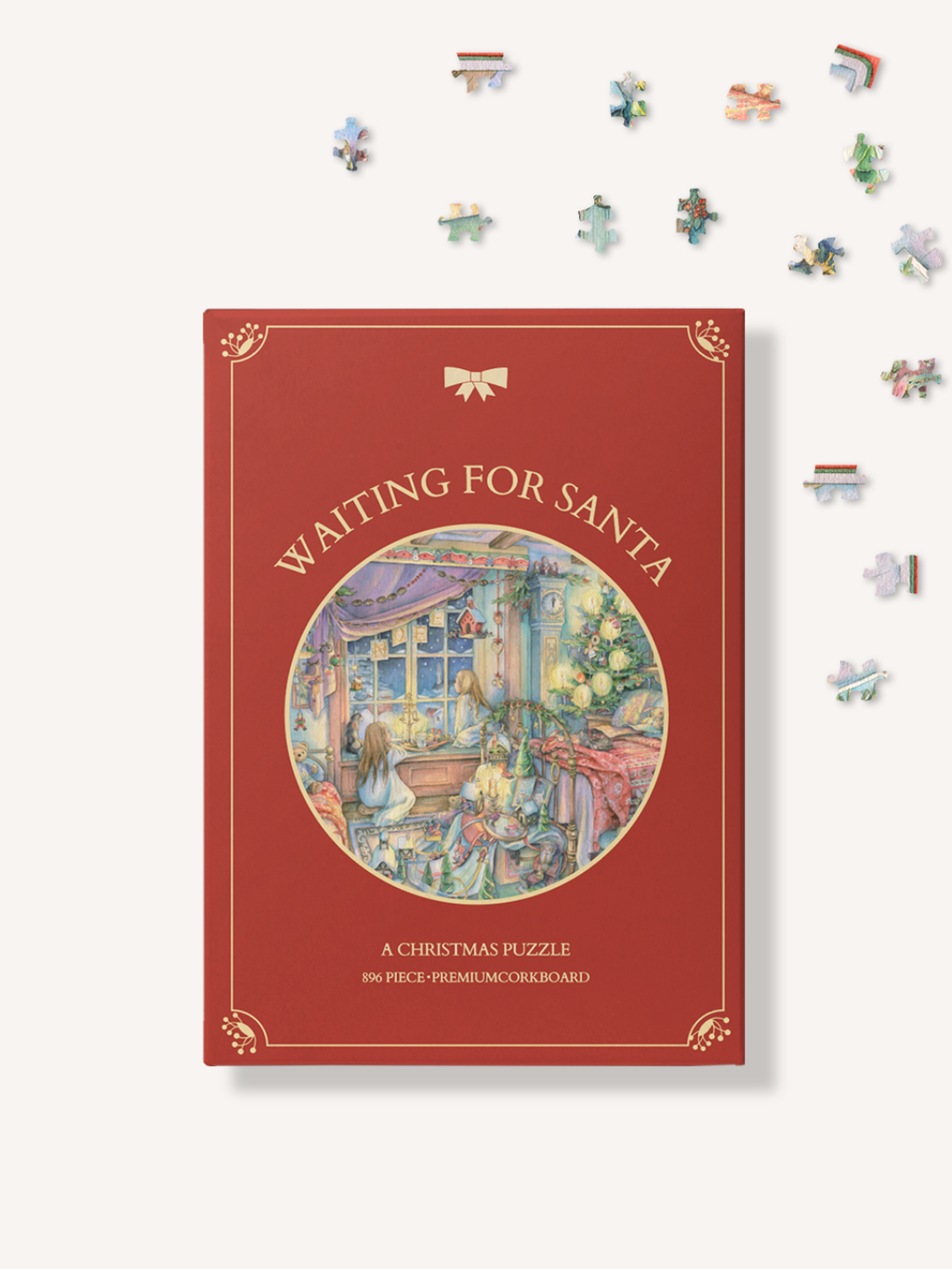 [Pre-Order] Kim Jacobs Waiting for Santa - 896 Piece Puzzle