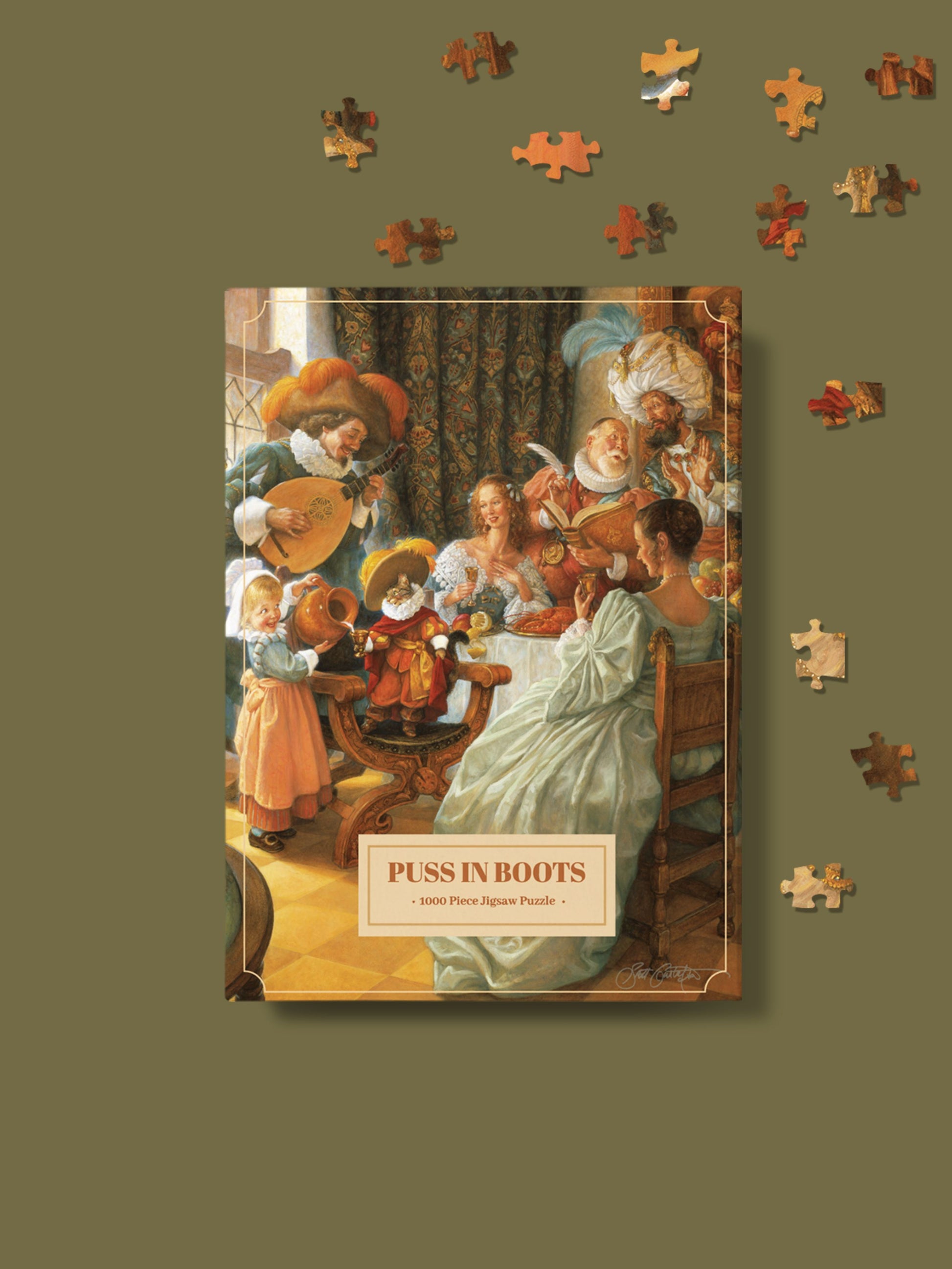 Scott Gustafson Puss in Boots - 1000 Piece Puzzle