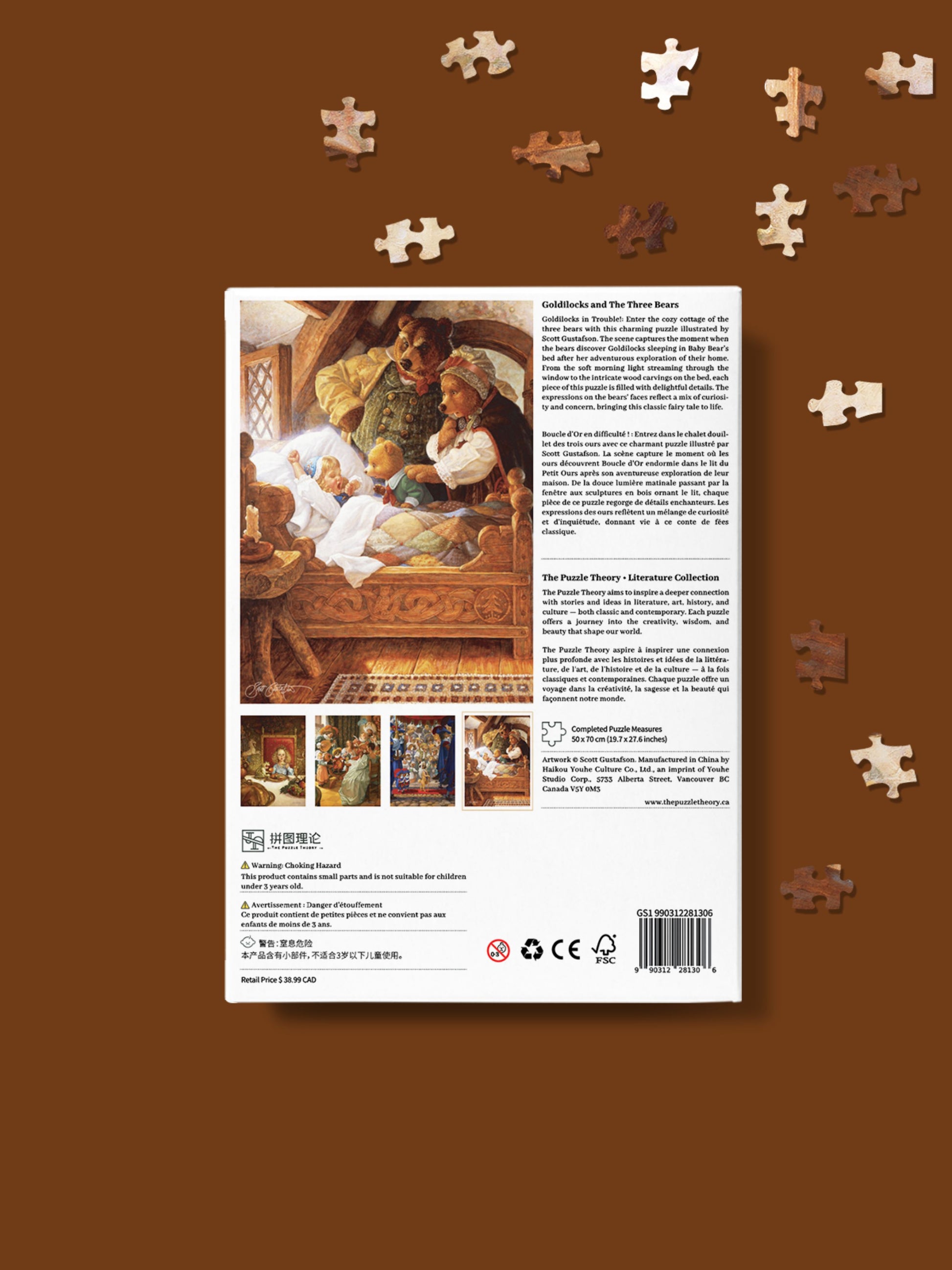 Scott Gustafson Goldilocks and The Three Bears - 1000 Piece Puzzle