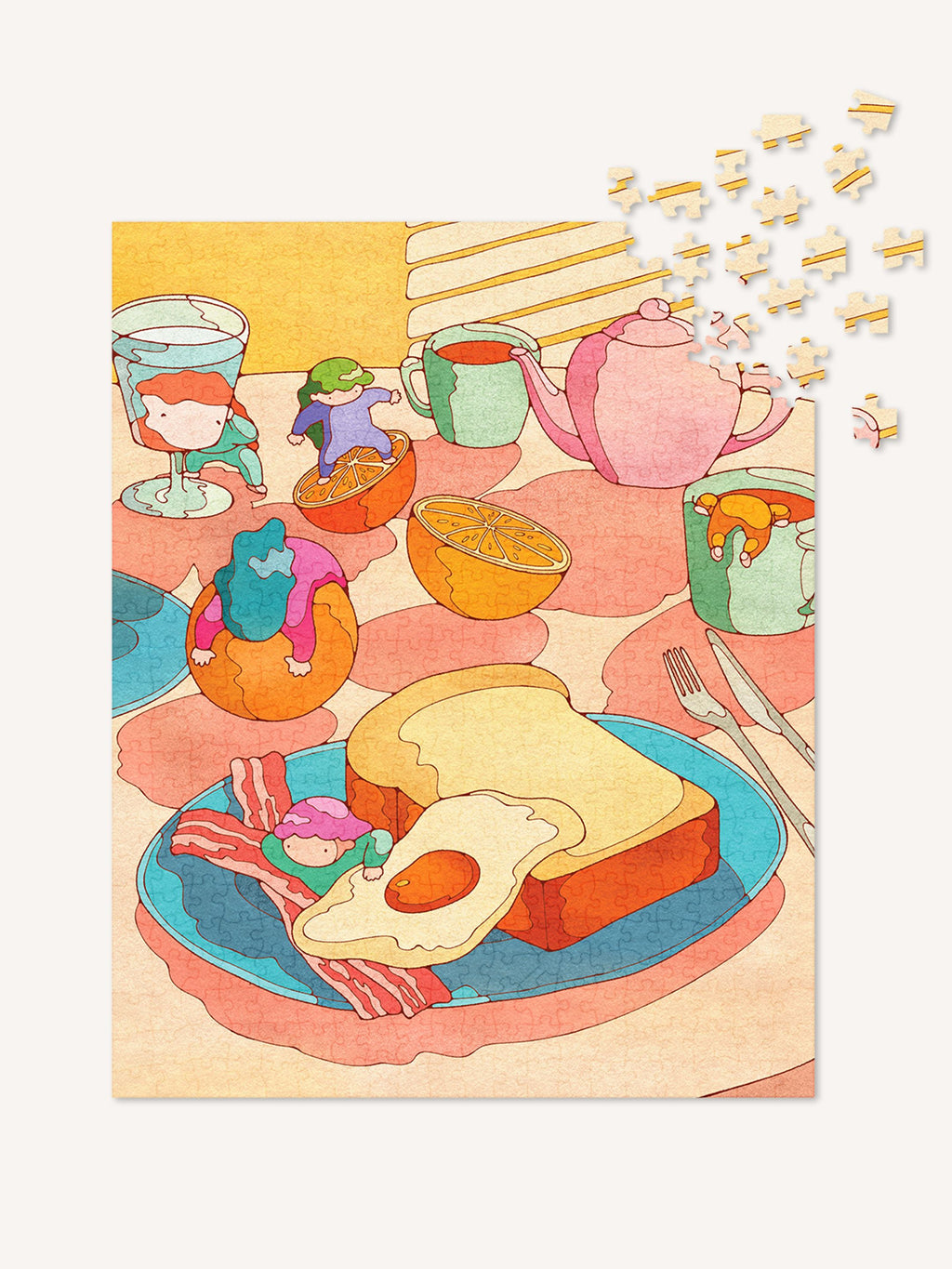 Asami Watanabe Breakfast Party - 500 Piece Puzzle