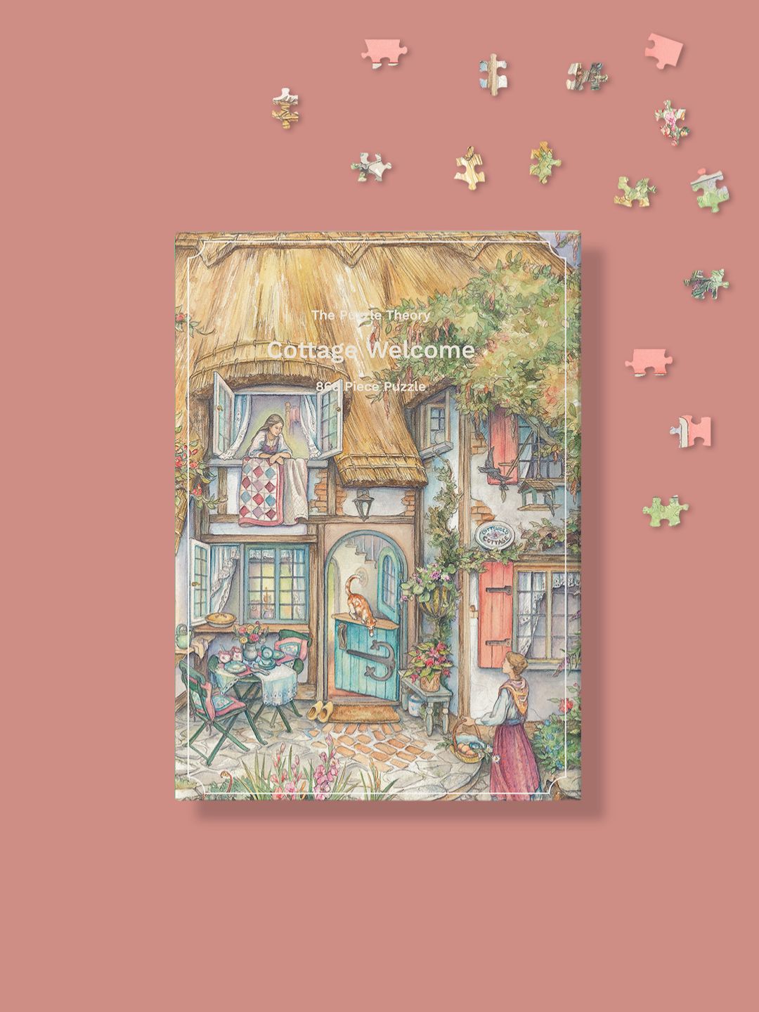 Kim Jacobs Cottage Welcome - 896 Piece Puzzle