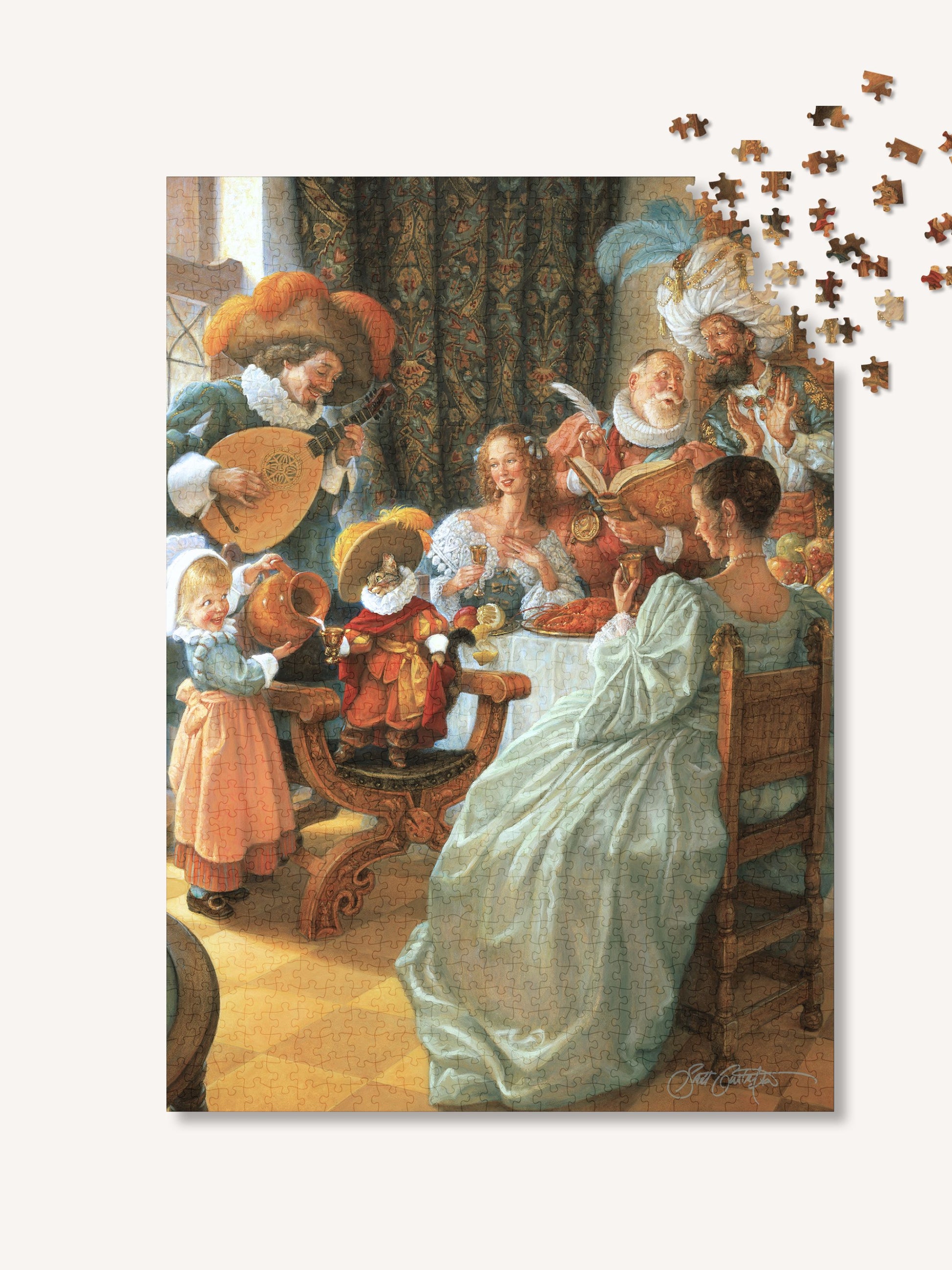 Scott Gustafson Puss in Boots - 1000 Piece Puzzle