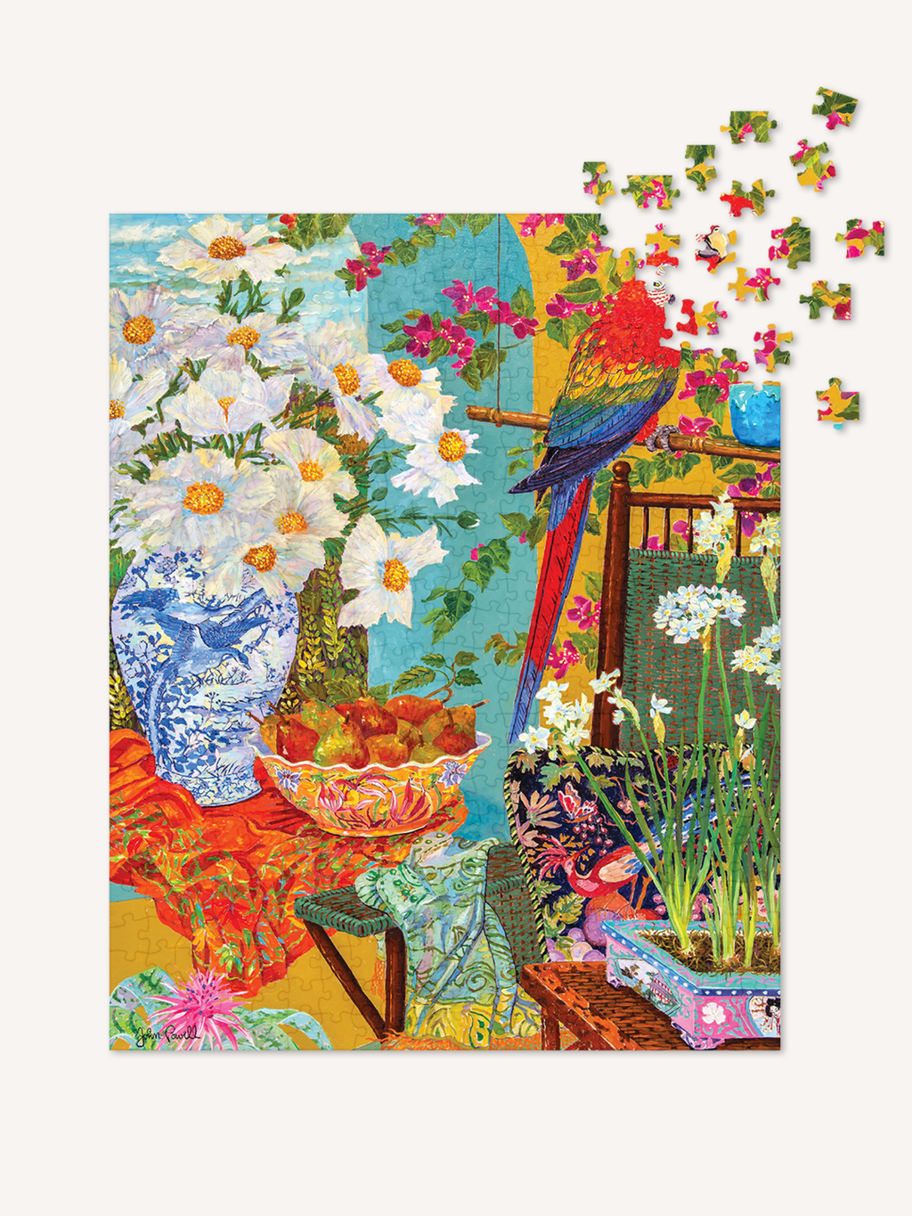 [Pre-order] John Powell Courtyard Haven - 500 Piece Puzzle