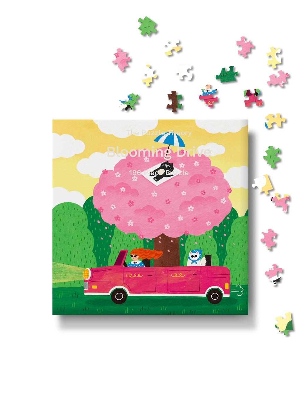 [Pre-order] Bubbie Blooming Drive - 196 Piece Puzzle