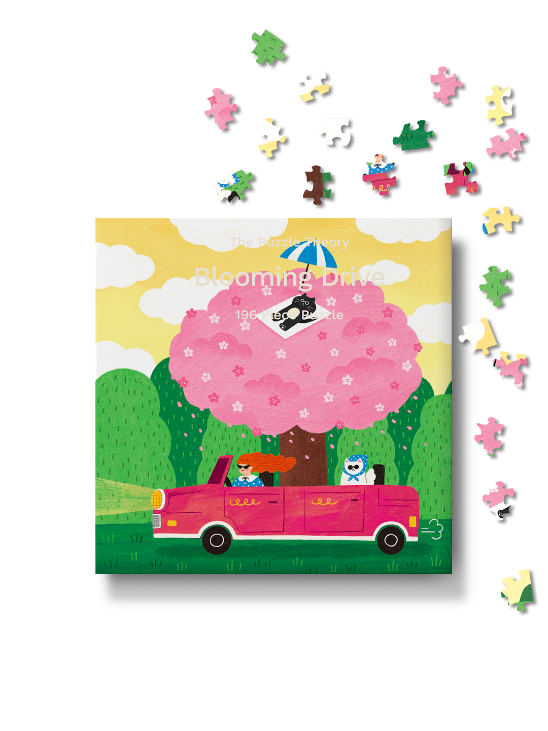 [Pre-order] Bubbie Blooming Drive - 196 Piece Puzzle