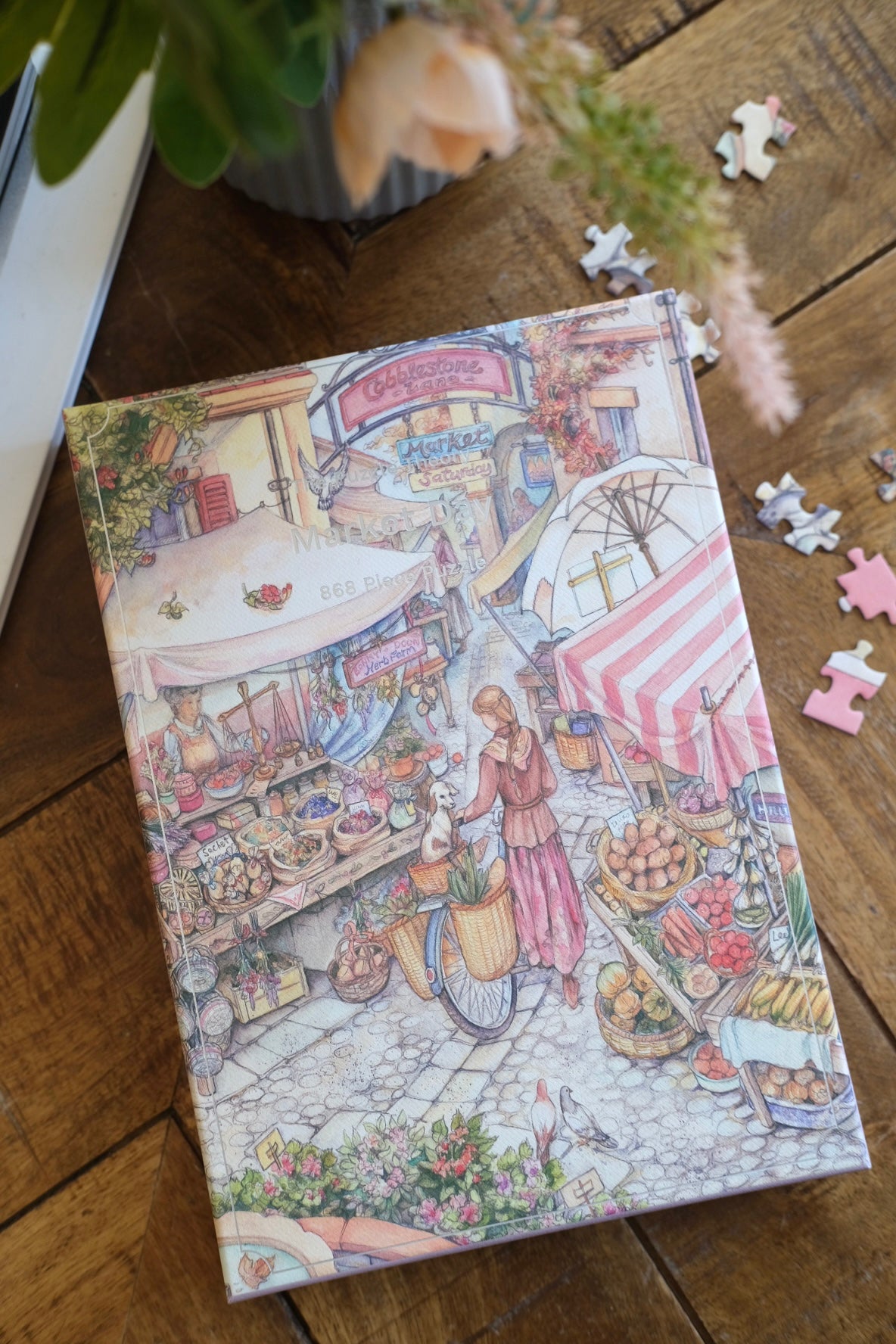 [Pre-Order] Kim Jacobs Market Day - 896 Piece Puzzle