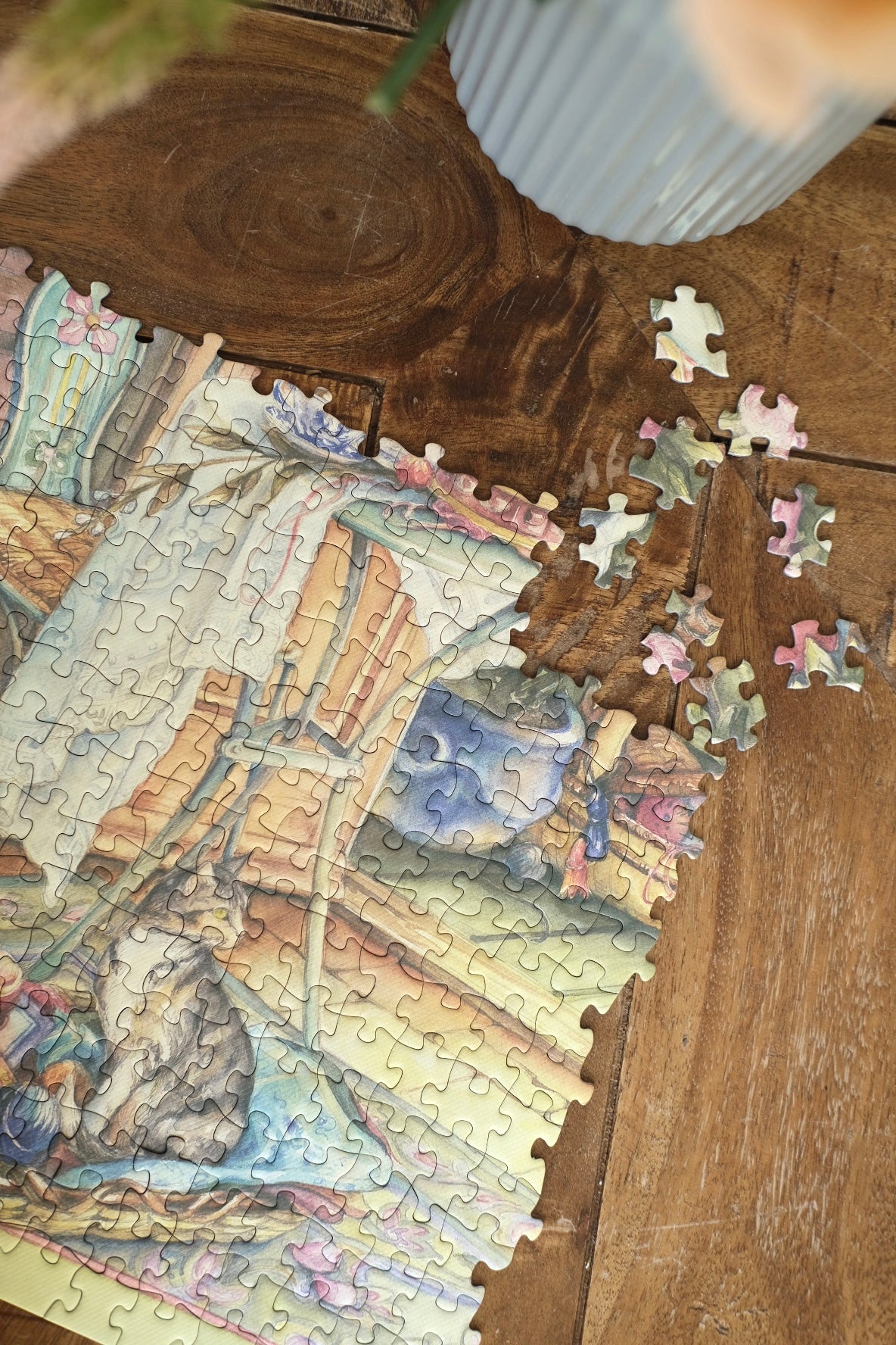 [Pre-Order] Kim Jacobs French Doors - 896 Piece Puzzle