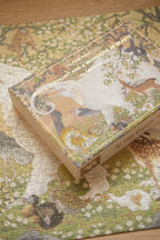 Jun Sato White Elephant and a Menagerie of Beasts - 1000 Piece Puzzle