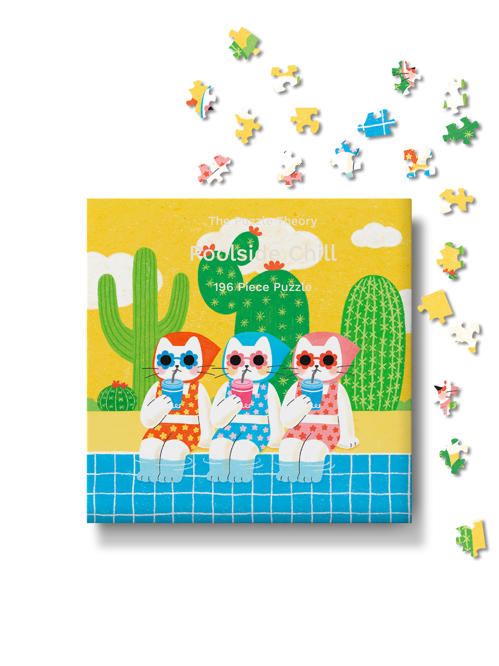 [Pre-order] Bubbie Poolside Chill - 196 Piece Puzzle