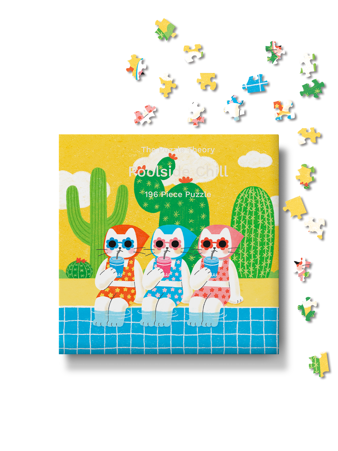 [Pre-order] Bubbie Poolside Chill - 196 Piece Puzzle
