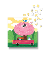 [Pre-order] Bubbie Blooming Drive - 196 Piece Puzzle