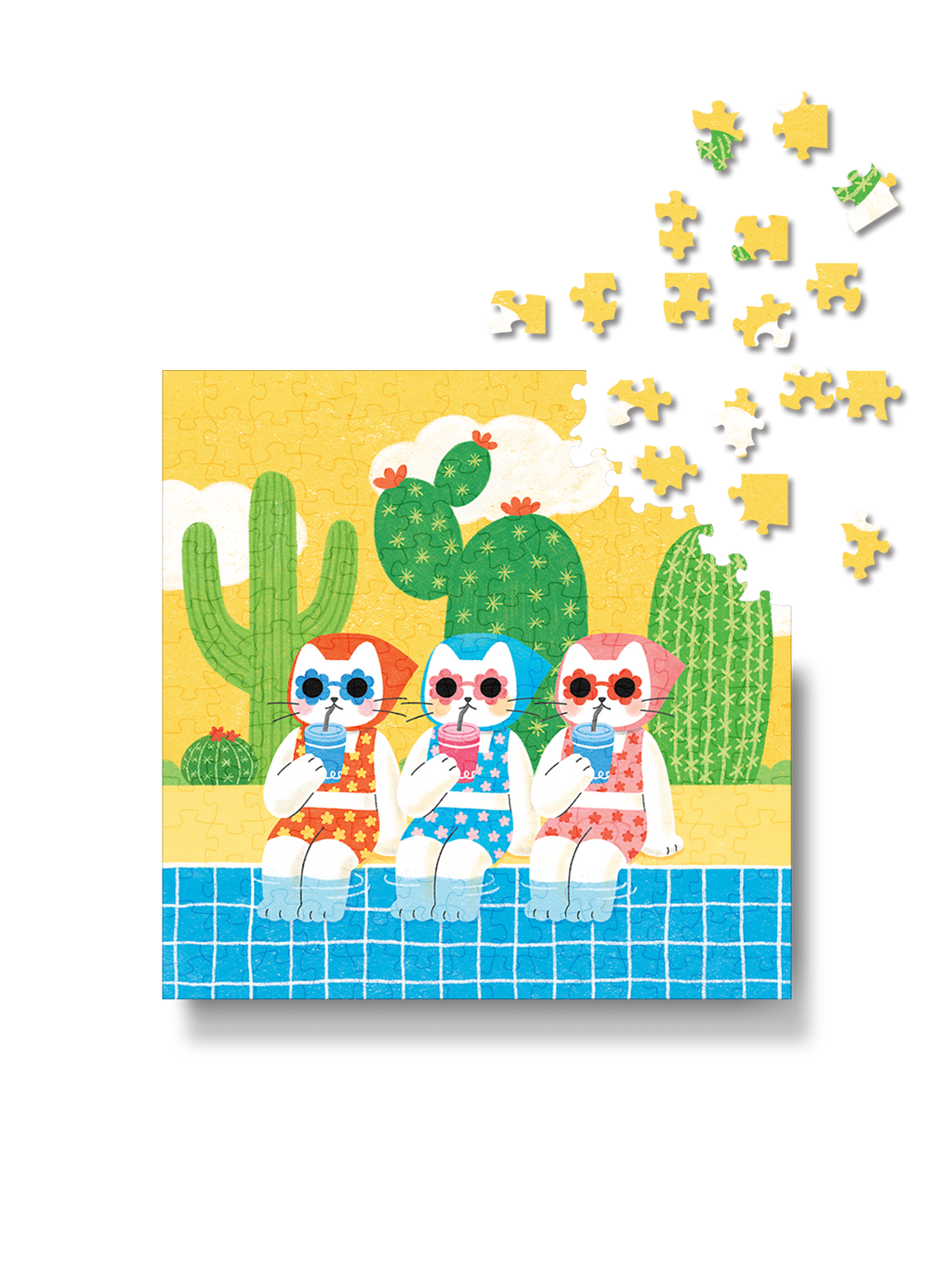 [Pre-order] Bubbie Poolside Chill - 196 Piece Puzzle